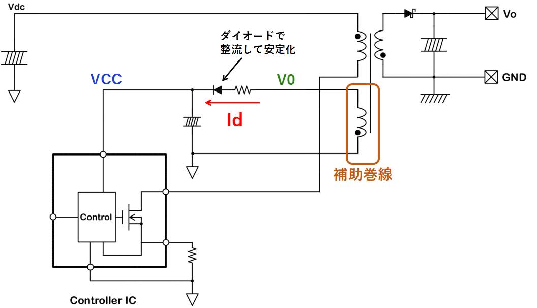 VCC電源回路図
