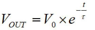 放電時の時定数計算式
