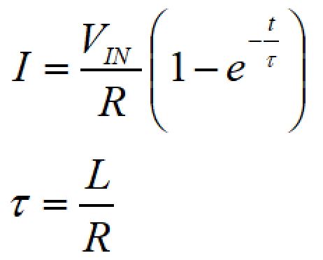 RL回路の時定数計算式